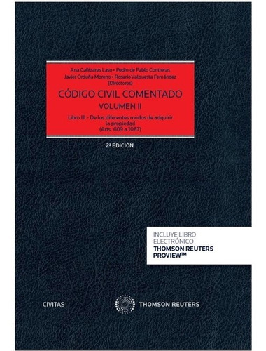 Codigo Civil Comentado Volumen Ii (papel + E-book)