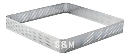 Cintura Microperforada Cuadrada 24 X 24 Cm Para Tartas