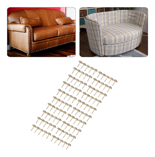 100 Unidades De Tachuelas Para Tapicería, Muebles Y Clavos D