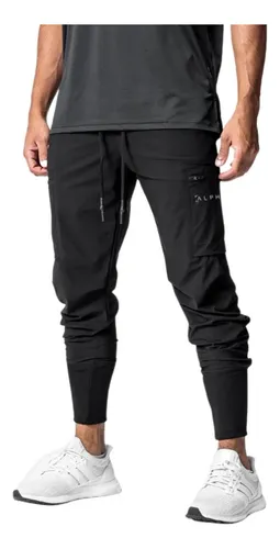 Tanzoer Pantalon Chandal Hombre Jogger Deporte Hombre Algodon Pantalon  Tenis Running Deportivo Hombre Slim Fit Pantalon de Chandal con Bolsillos  de Cremallera Azul S: : Moda