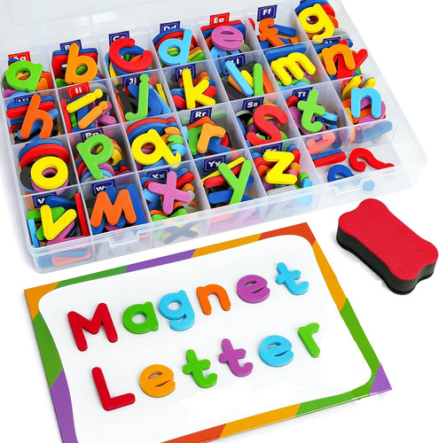 Juego De Letras Magnéticas Coogam, De 234 Piezas, Educativo