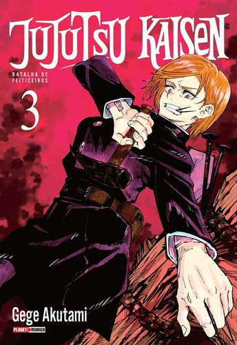 Jujutsu Kaisen: Batalha de Feiticeiros Vol. 3, de Akutami, Gege. Editora Panini Brasil LTDA, capa mole em português, 2022