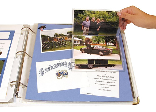 C-line Memory Book Scrapbook Flip Pockets Para Fotos De 4 X 