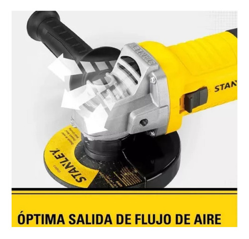 Amoladora Angular 4-1/2 900w + Discos De Corte 10 Unidades