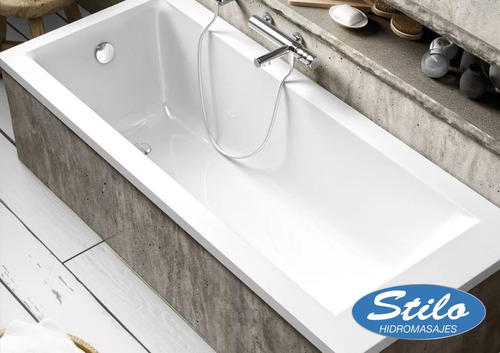 Imagen 7 de 9 de Bañera Linea Minimalista 170x70 Acrílico Sanitario Stilo