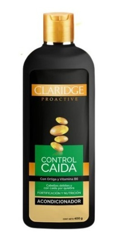 Acondicionador Claridge Proactive Control Caida X 400ml