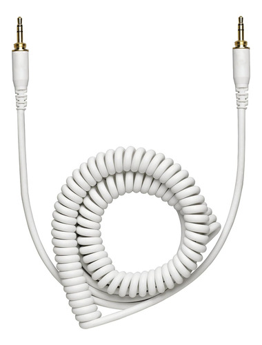 Cable Auxiliar En Espiral De Conectores 3.5mm De 1.8m Blanco