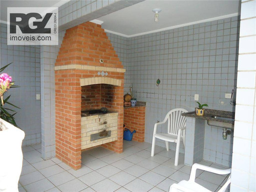 Imagem 17 de 19 de Cobertura Com 3 Dormitórios À Venda, 215 M² Por R$ 1.100.000,00 - Pompéia - Santos/sp - Co0132
