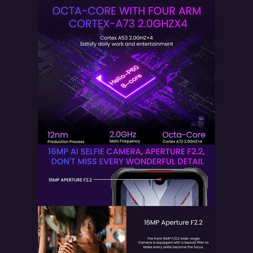 Hotwav Cyber 9 Pro Celular Resistente Ip68 Google Android 11