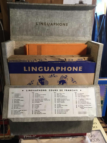 Curso De Francés Linguaphone 15 Discos 5 Manuales Y Caja