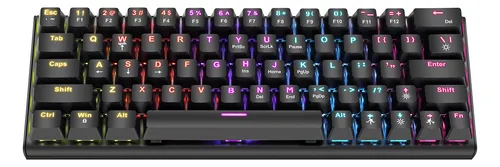 comprar Teclados Mecánicos Con Cable Retroiluminados Con Teclado Col