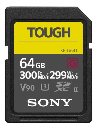 Cartão de memória Sony SF-G64T  SF-G Series Tough 64GB