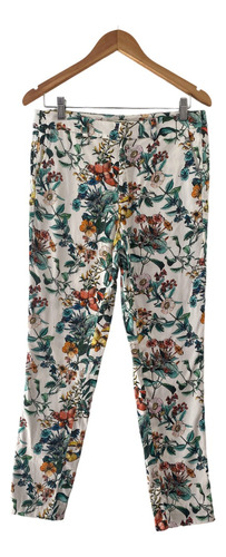 Pantalón Estampado Marca Cacharel Mujer Floreado. 