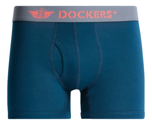 Dockers paquete De 2 Boxers Azul Negro