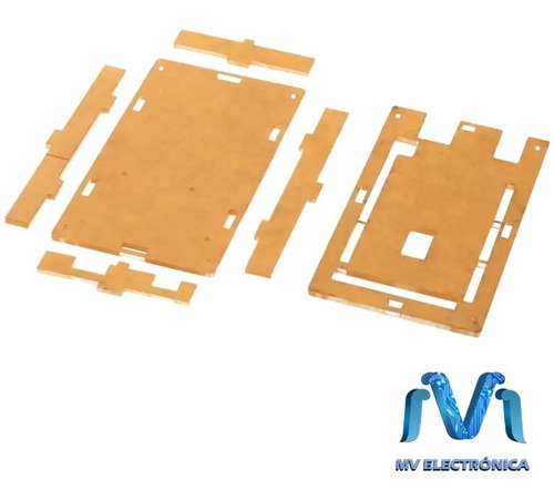 Case Carcasa Para Arduino Mega 2560 Acrílico Protector 2pzs