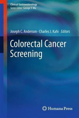 Libro Colorectal Cancer Screening - Joseph Anderson