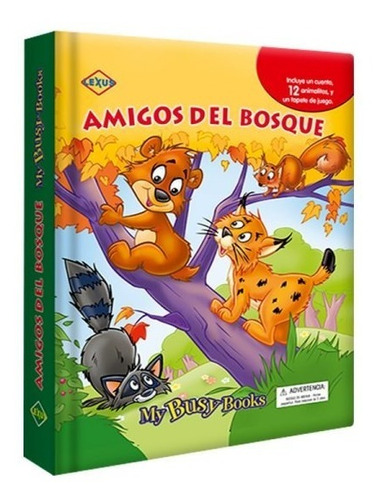 Libro Didáctico Amigos Del Bosque + 12 Figuras