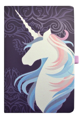 Libreta Unicornio Profesional Pasta Dura Danpex 13 X 21 Cm