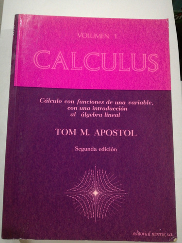 Calculus V 1 Tom M Apostol