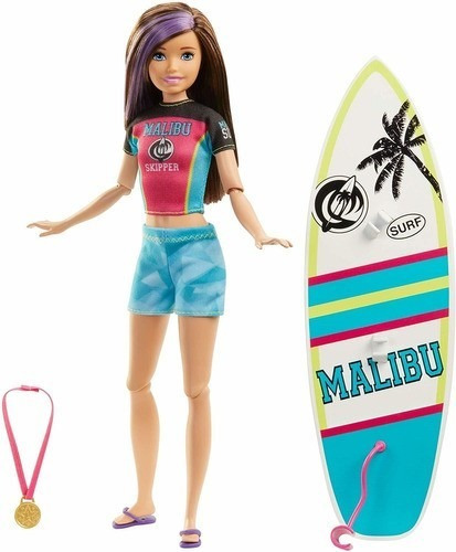 Boneca Barbie Surfista Dreamhouse Adventures Skipper 2020