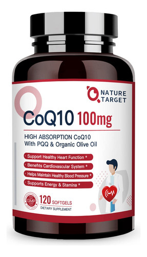 Nature Target Coq10-100 Mg-cápsulas Blandas Con 10 Mg De Pq