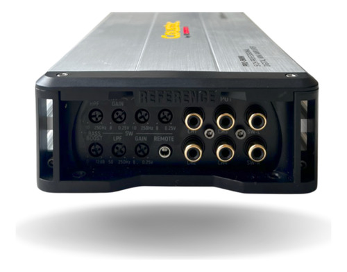 Amplificador De 5 Canales Clase D Pro-5mini Coustic Gris Con Negro