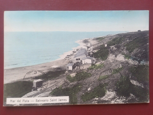 Mar Del Plata Postal 1911 Balneario Saint James C/ La Rambla