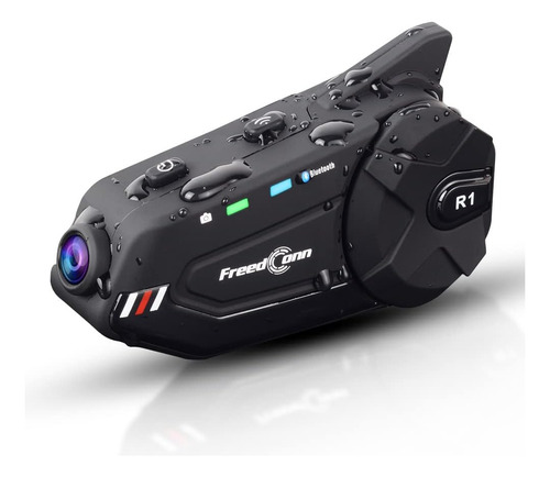 Auriculares Cámara De Casco De Motocicleta, R1plus 1...