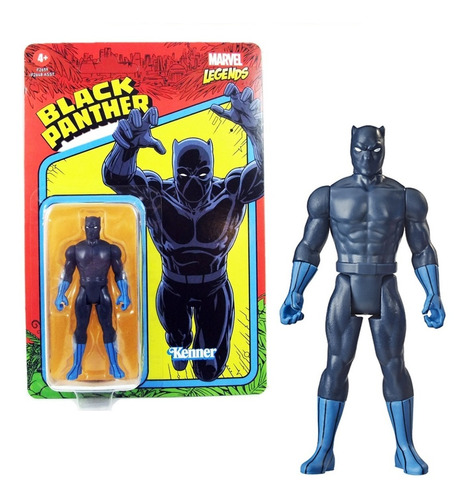 Black Panther Vintage Figura Marvel Legends Kenner 3 PuLG