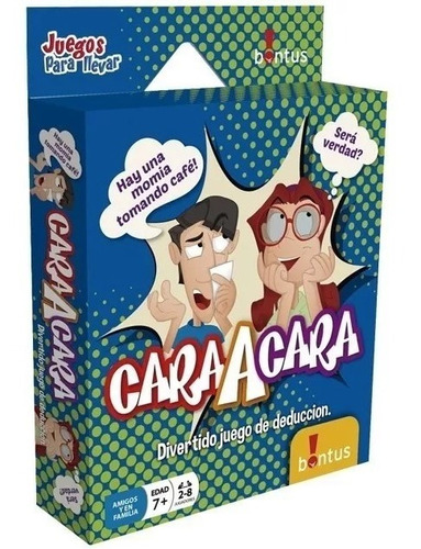 Juego De Cartas Cara A Cara Divertido Juego Deduccion Bontus