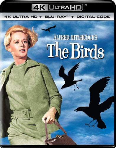 Blu Ray The Birds 4k Ultra Hd Hitchcock Original Slipcover 