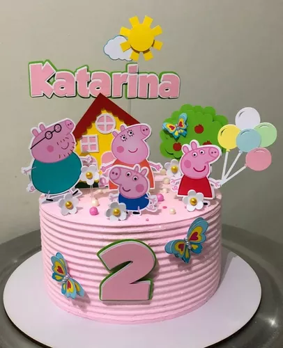 casinha peppa  Peppa pig birthday party, Peppa pig birthday party