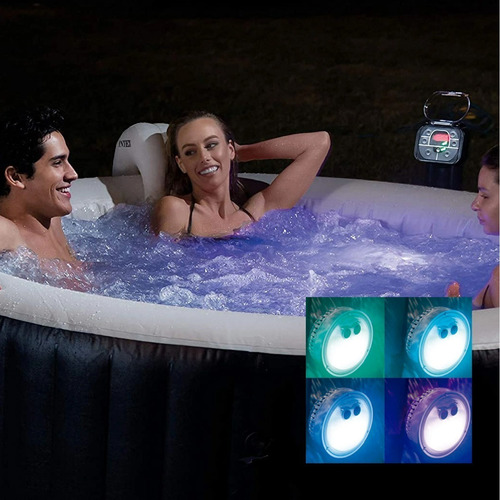 Imagen 5 de 6 de Led Multicolor Intex Bateria Spa Inflable 28503