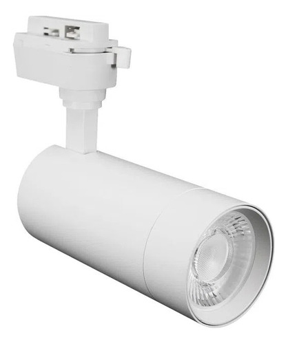 Foco Riel Led 20w Color Blanco Luz Cálida 3500k 1800lm 220v