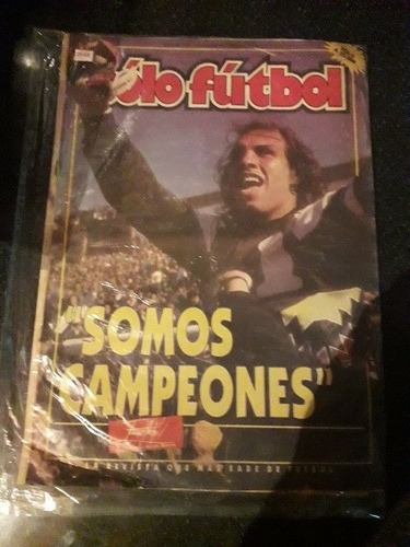 Revista Solo Fútbol Boca Campeón Navarro Montoya 24 6 1991