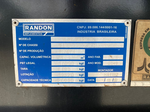 Imagem 15 de 15 de Carreta Rodocaçamba 9 Eixos Basculante 2019
