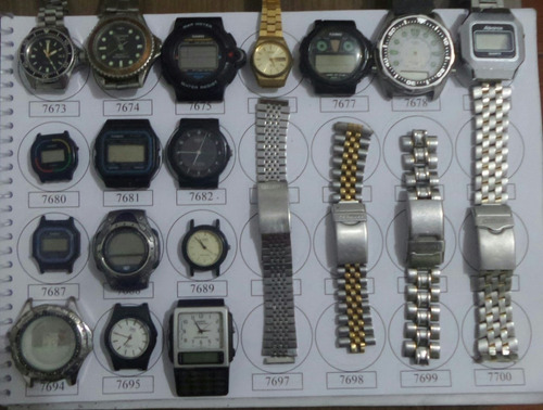 Lote 28 Sucatas Casio E Outros- Máquina Do Tempo