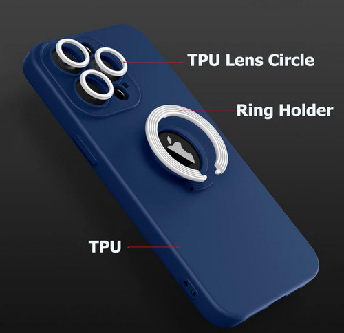 Funda Para iPhone 14 Pro Con Soporte De Anillo