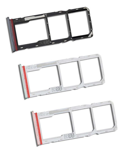 Bandeja Porta Sim Para Samsung Motorola Moto G24 Xt2425 Color Gris