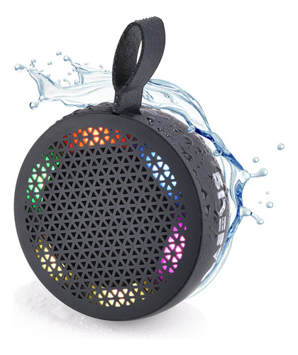 Risebass Altavoz Ducha Bluetooth Resistente Al Agua Boton