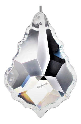 5 Cristal Asfour Placa Bacalhau 3,8 Cm Para Lustres.