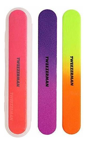 Tweezerman Neon Hot Nail Filemates Modelo Nº 3466-r