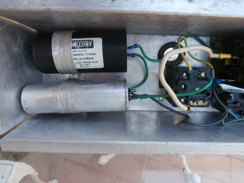 Panel Control Y Capacitor Arranque A/a 3/5tn.