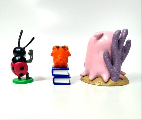 Lote 3 Miniaturas Personagens Desenhos Da Pixar