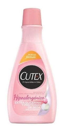 Cutex Quitaesmalte Hipoalergenico Con Glicerina X 100ml