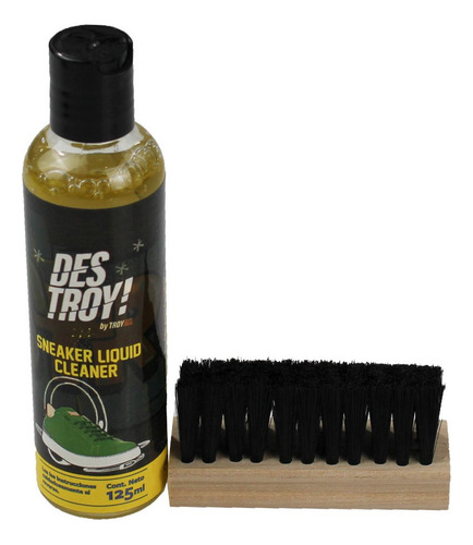 Kit Limpieza Shampoo + Cepillo Sneaker Tenis Destroy Ssl