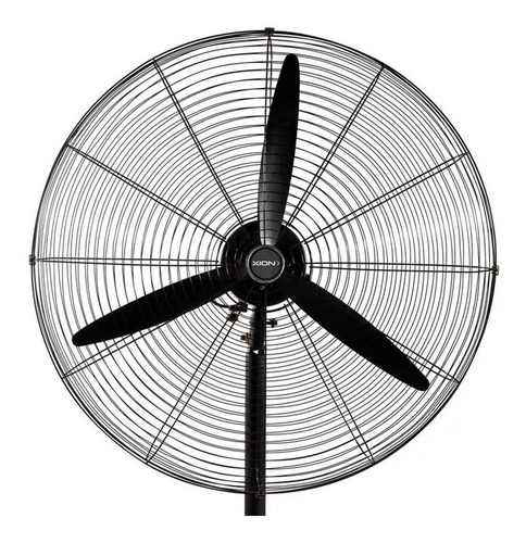 Ventilador de pie Xion XI-V700 negro con 3 aspas, 26" de diámetro 220 V