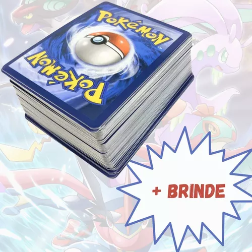Lote Pack 100 Cartas Pokémon Aleatórios sem Nenhuma Repetida :  : Brinquedos e Jogos