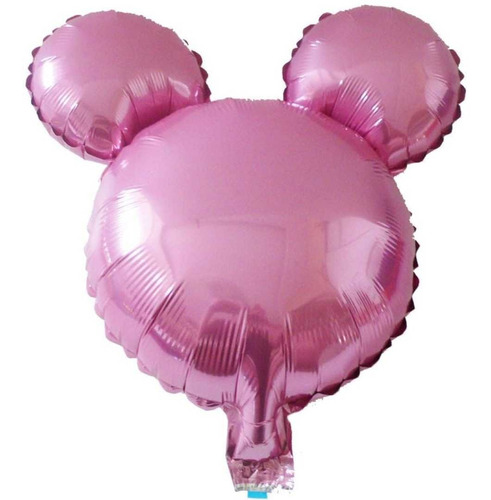 Globo Metalizado Ratón Figura 41 × 39 Rosado Minnie 