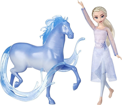 Muñeca Elsa Y Su Caballo Nokk De Frozen Ii